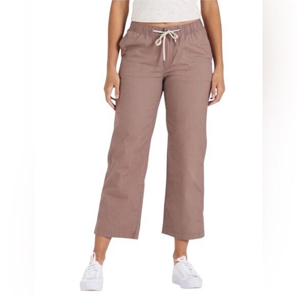 Vuori Pants - Vuori Hazel Ripstop Wide Leg Cropped Pants Size Small